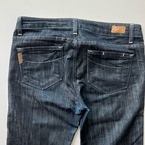 Paige 28 x 28L black denim